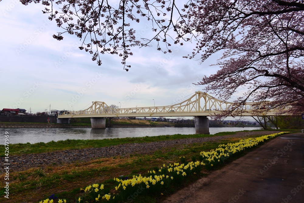 Naklejka premium 北上展勝地