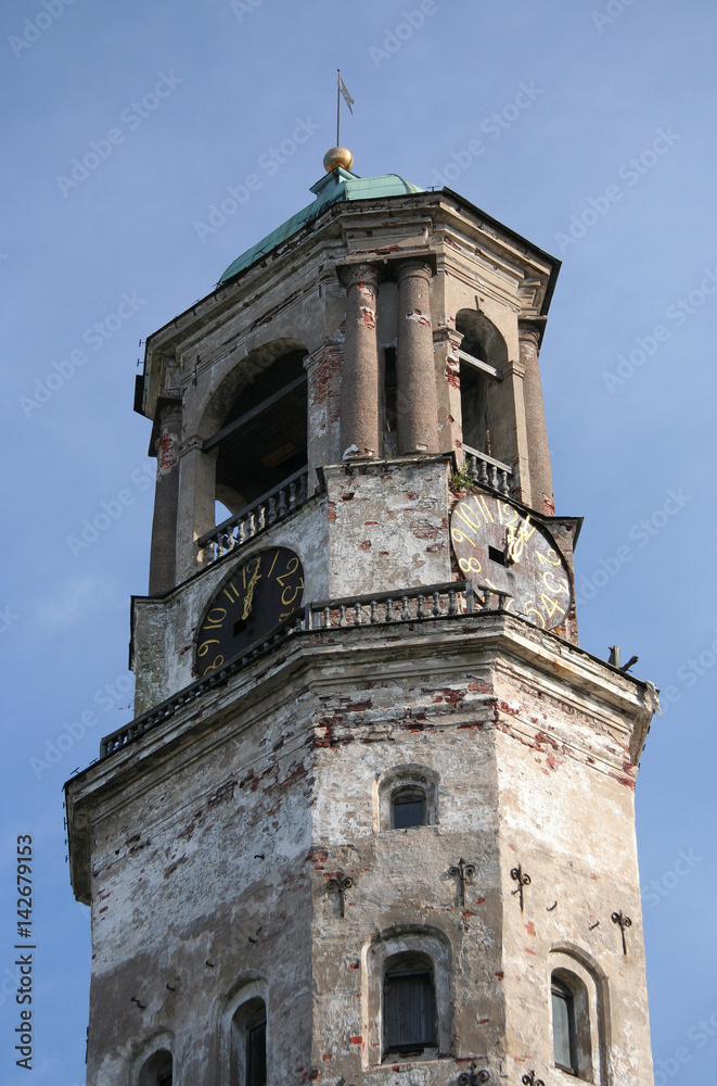 Vyborg old clock tower, Russia