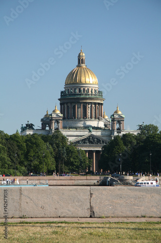 The Isaac Cathedral in St. Petersburg, Russia.