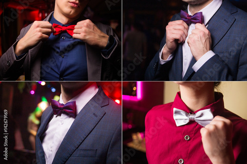 red  bow tie photo