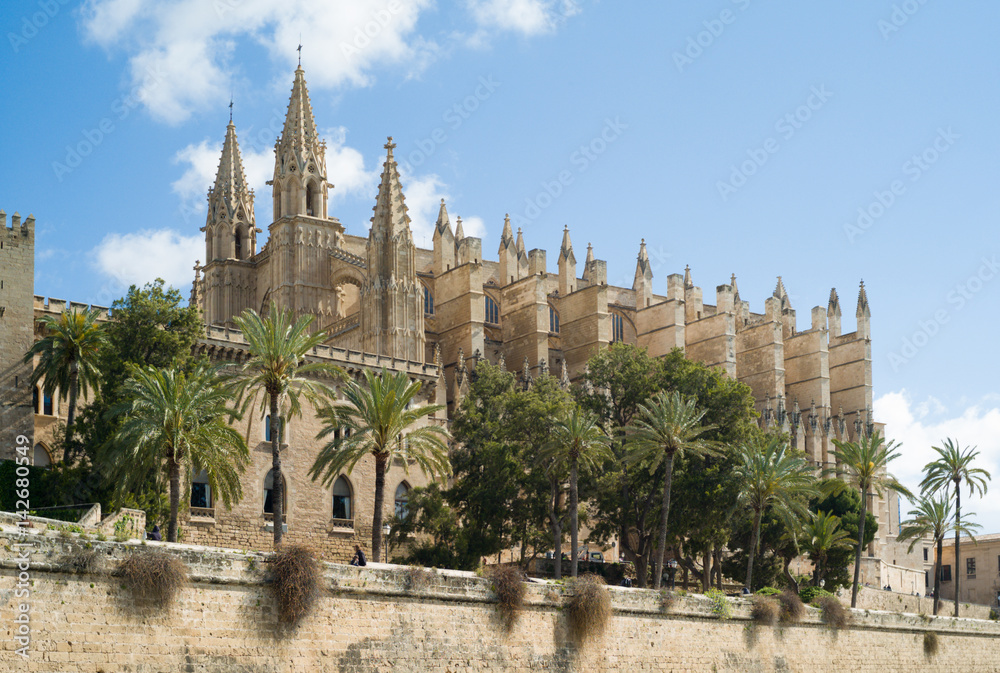 Cathedral La Seu in Palma de Mallorca