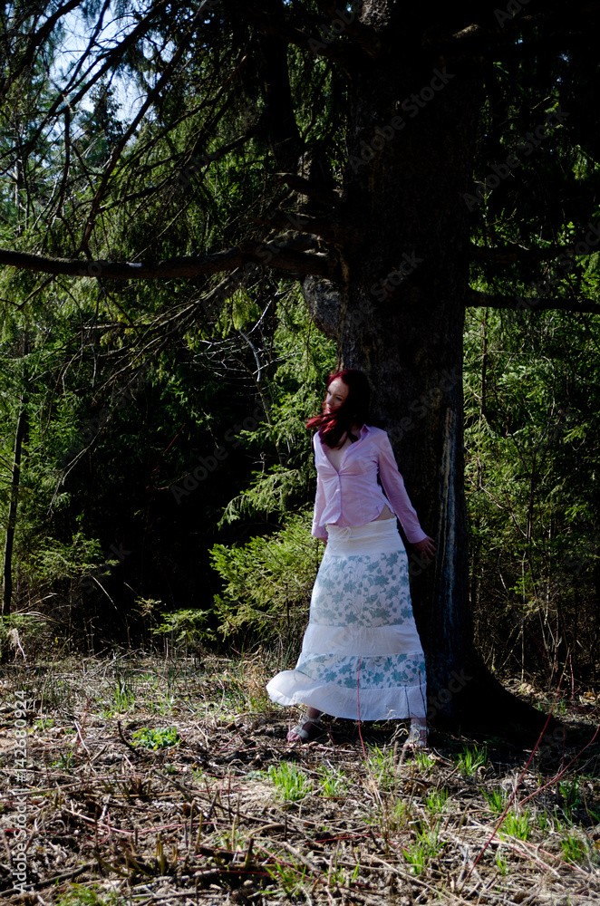 beautiful girl in shirt outdoors beautiful girl in shirt outdoors