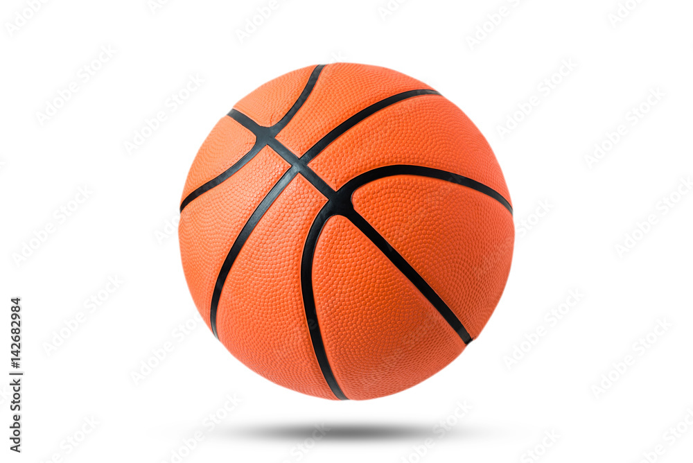 Basketball ball over white background. Basketball ball over white background.