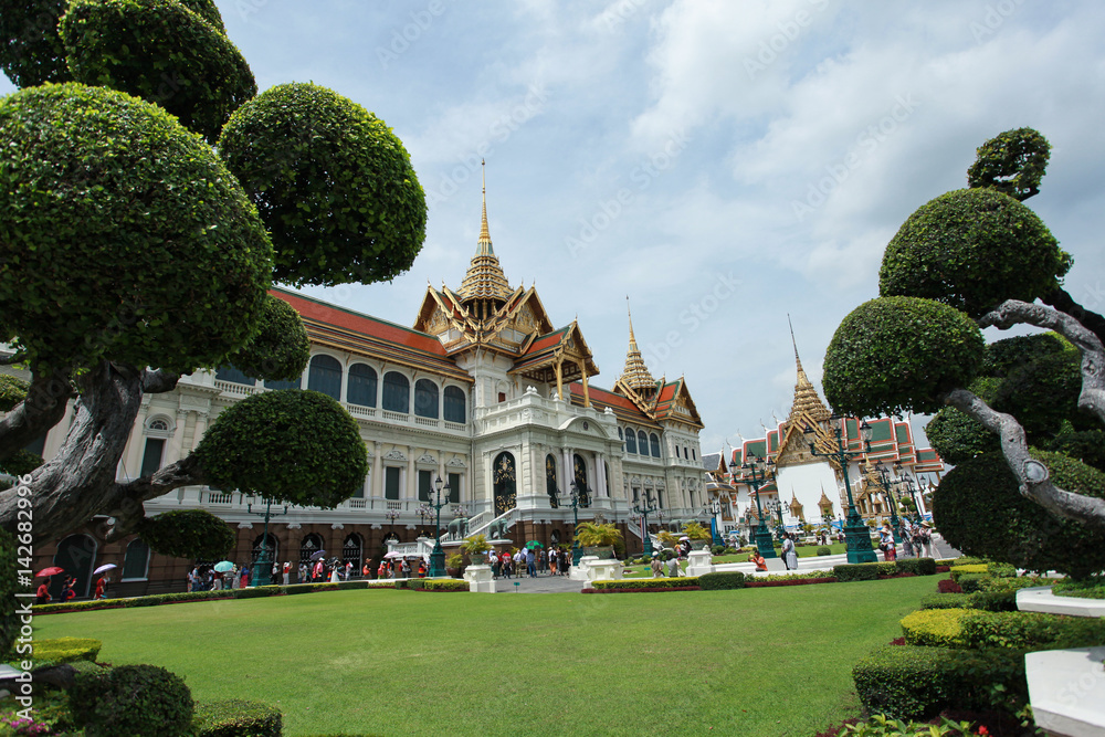 the Royal palace in Thailand
