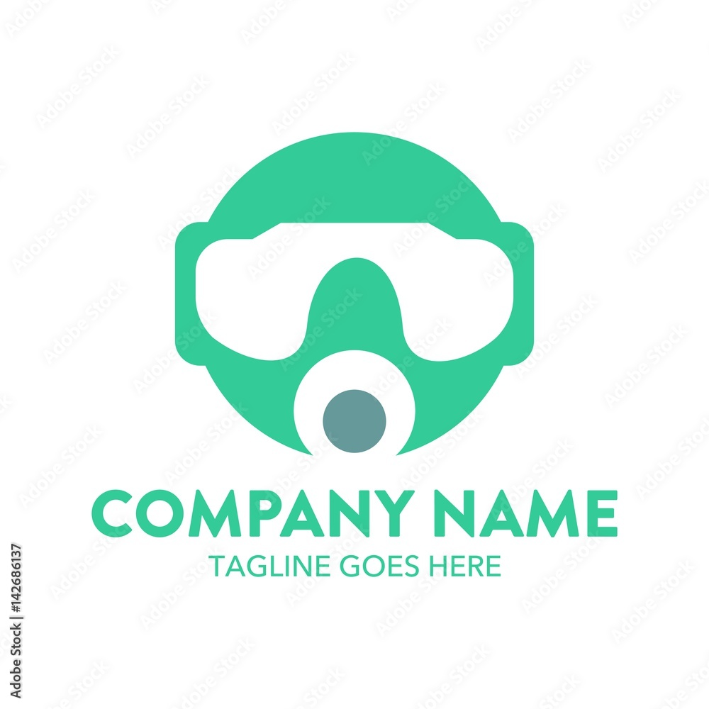 Fototapeta premium Diving Logo