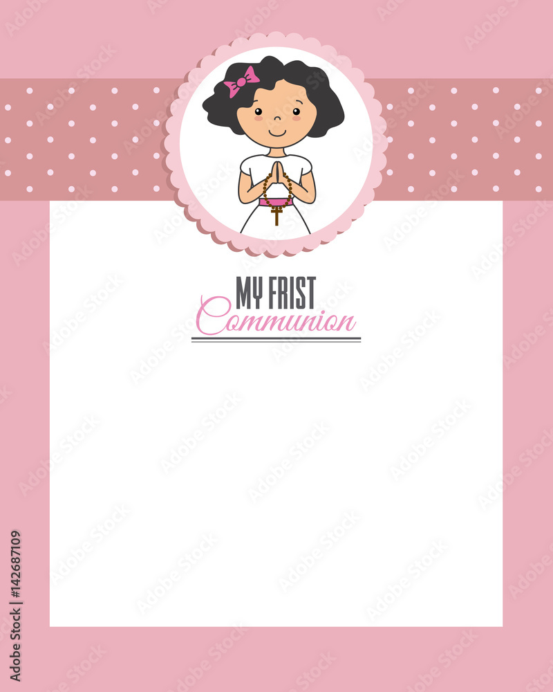 my first communion. Space for text my first communion. Space for text