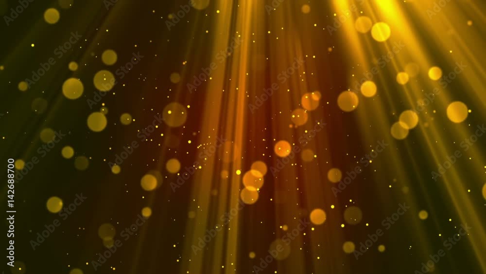 Bokeh Light Rays Gold, A Full HD, 1920 x 1080 Pixels, Seamlessly Looped Animation

Works with all Editing Programs

Simply Loop it for any duration
