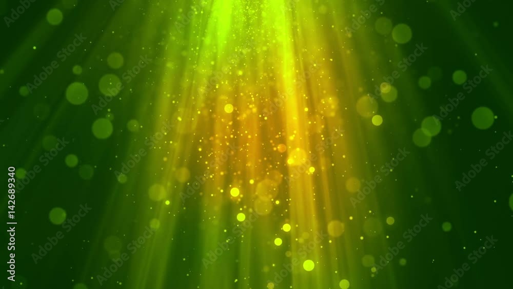 Bokeh Particle Rays Green, A Full HD, 1920 x 1080 Pixels, Seamlessly Looped Animation

Works with all Editing Programs

Simply Loop it for any duration
