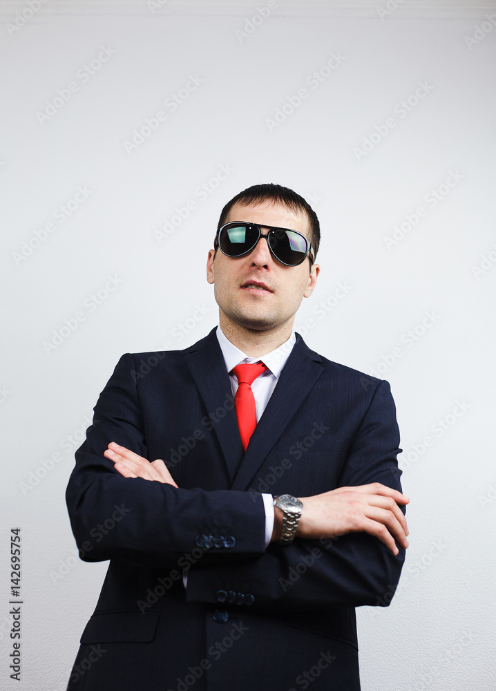 A man in a business sui A man in a business sui
