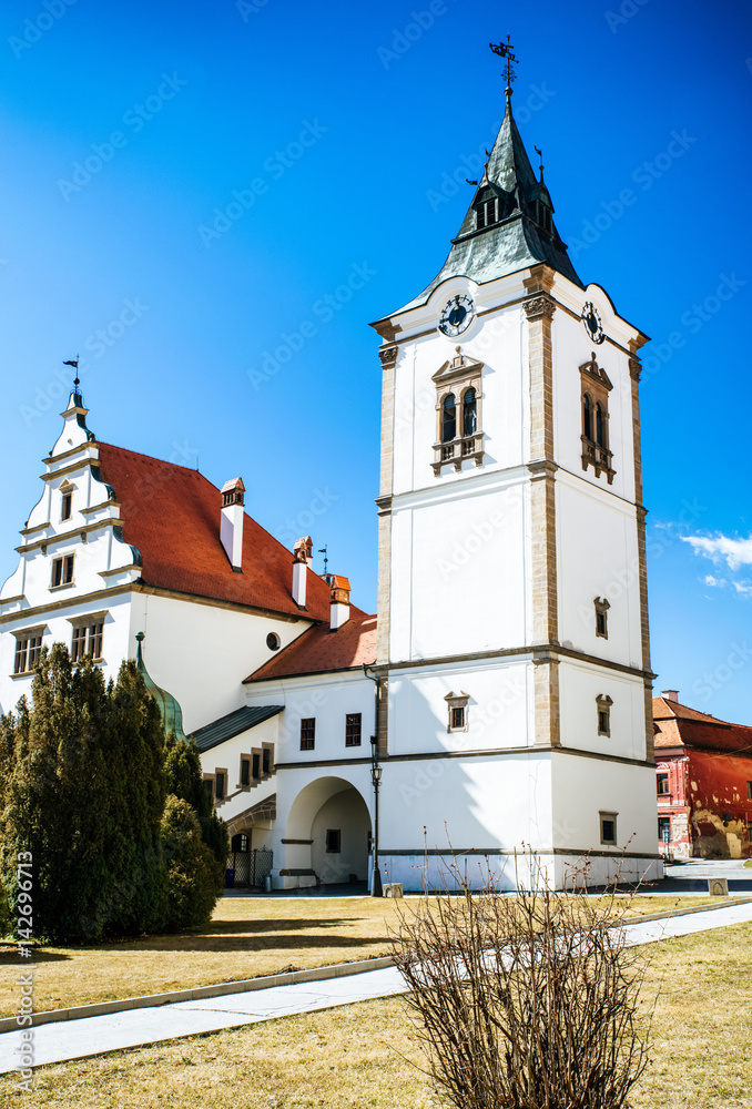 Historic town hall in city Levoca, Slovakia