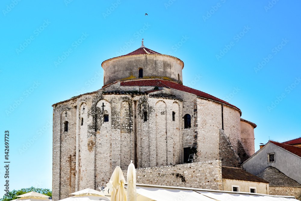 Church st. Donat in Zadar, Croatia Crkva Sv. Donata u Zadru. The
