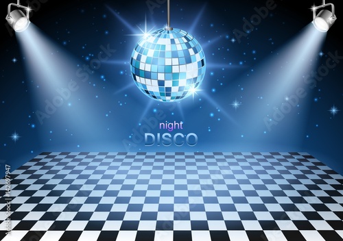 Disco ball background