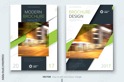 Corporate business annual report cover, brochure or flyer design. Leaflet presentation. Catalog with Abstract geometric background. Modern publication poster magazine, layout, template. A4 size