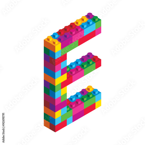 Isometric Alphabet Block
