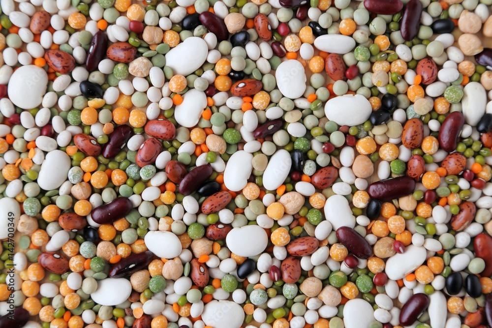 Beans and lentils.
