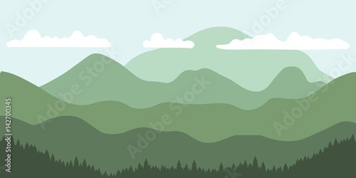 Vector mountains