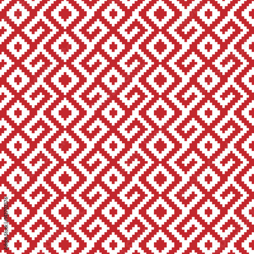 slavic ornament seamless pattern