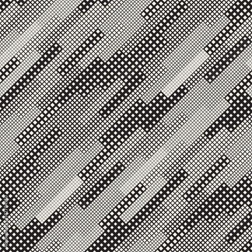 Endless Abstract Background With Random Size Squares. Vector Seamless Pattern.