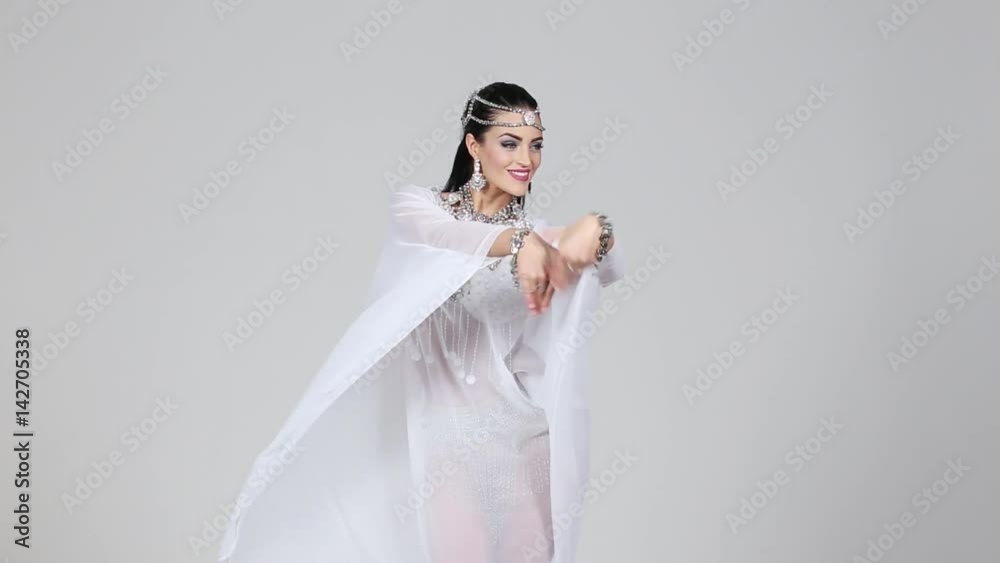 Young brunette arabic belly dancer performance, belly dancing Young brunette arabic belly dancer performance, belly dancing