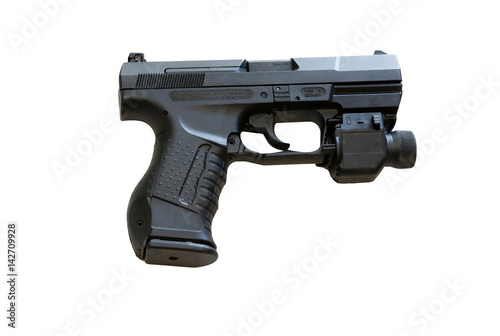 The Walther P99 is a semi-automatic pistol developed by the German photo