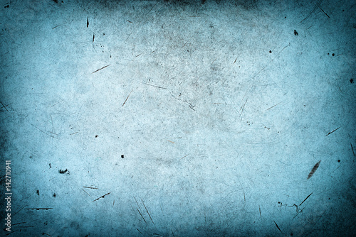 Blue damaged texture for the background.