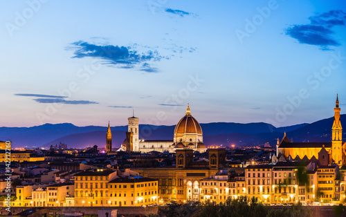 Florence Skyline, Cathedral Santa Maria del Fiore, Italy