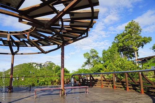 Sky Bridge, wellknown landmark in Malaysia, Asia photo