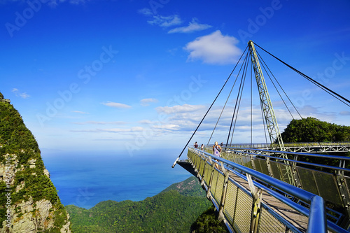 Sky Bridge, wellknown landmark in Malaysia, Asia photo