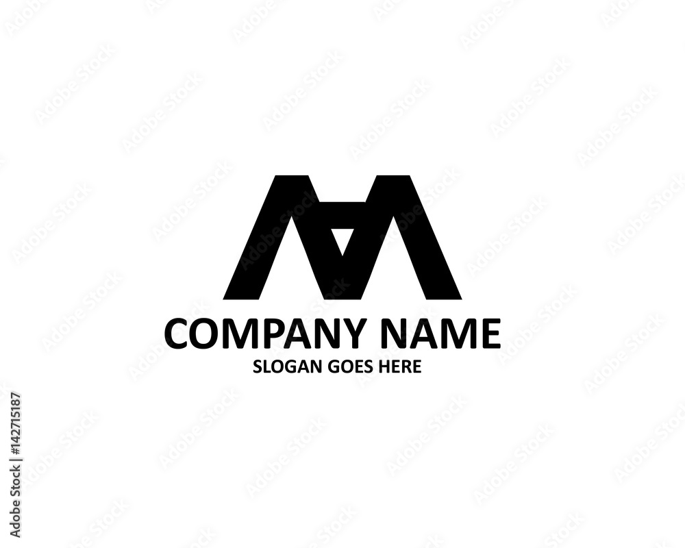 AM Letter Logo AM Letter Logo