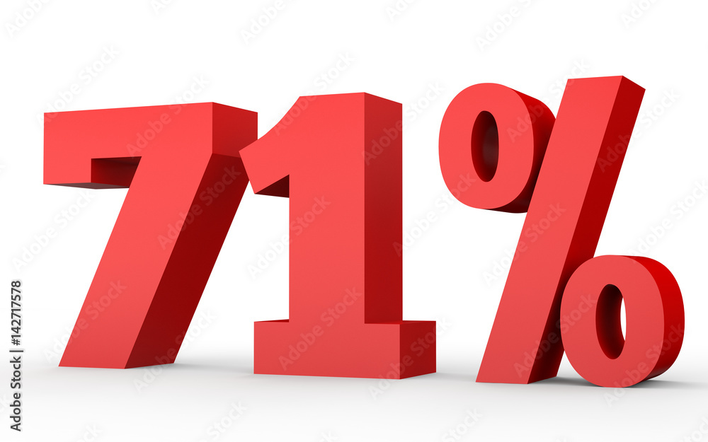 Seventy one percent off. Discount 71 %. Seventy one percent off. Discount 71 %.