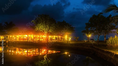 cafe on tropical Koh Chang - nature travel background photo