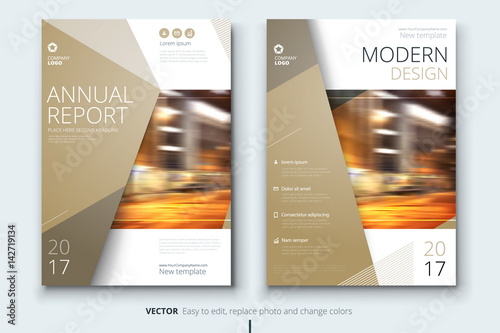 Corporate business annual report cover, brochure or flyer design. Leaflet presentation. Catalog with Abstract geometric background. Modern publication poster magazine, layout, template. A4 size