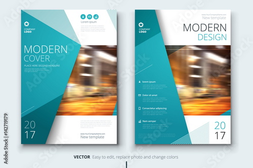 Corporate business annual report cover, brochure or flyer design. Leaflet presentation. Catalog with Abstract geometric background. Modern publication poster magazine, layout, template. A4 size