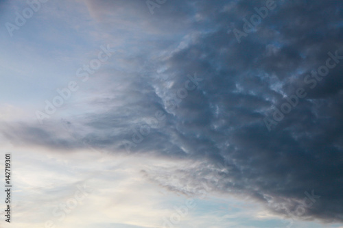 Blue sky with cloud.