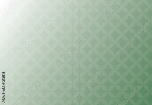 Abstract vector background green and white business of overlap circles beautiful.