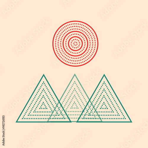 Minimalist landscape