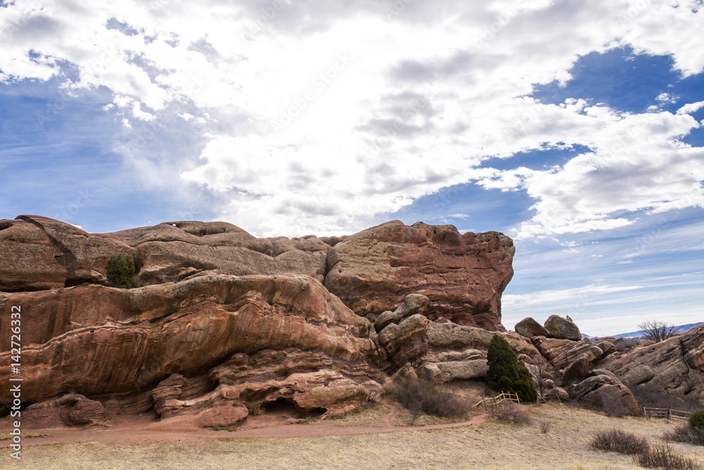 Hiking Trail at Red Rocks Park in Denver, Colorado


