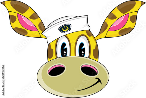 Photography Cartoon Giraffe Sailor