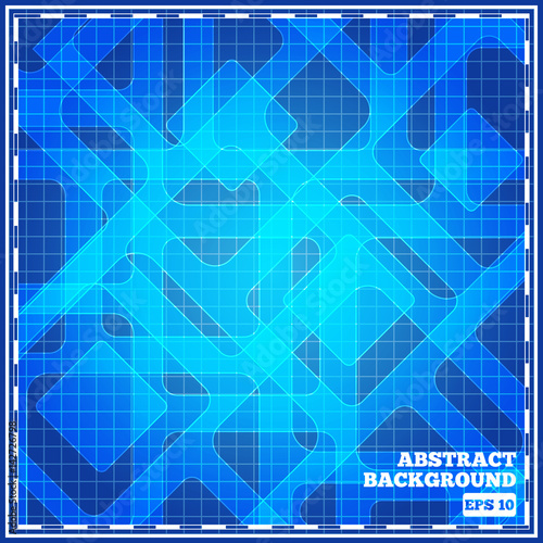 Abstract blue background. Vector illustration.