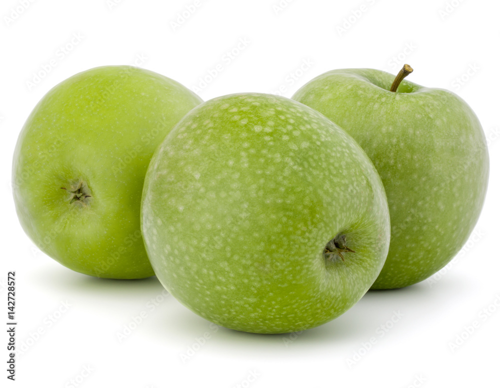 green apple isolated on white background cutout green apple isolated on white background cutout
