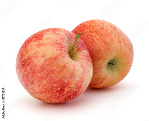 Red apple isolated on white background cutout