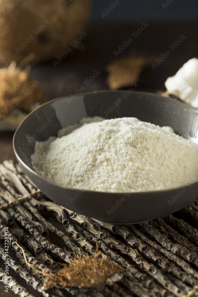 Raw Organic Dry White Coconut Flour