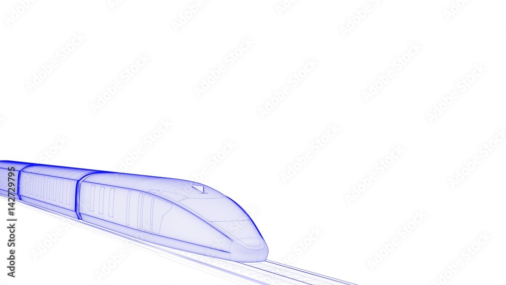 3d rendering of an outlined object 3d rendering of an outlined object