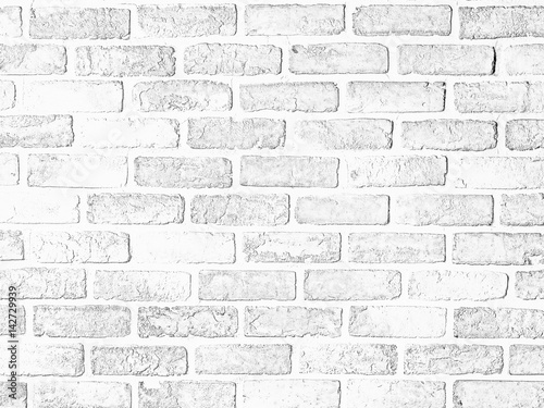 white brick background