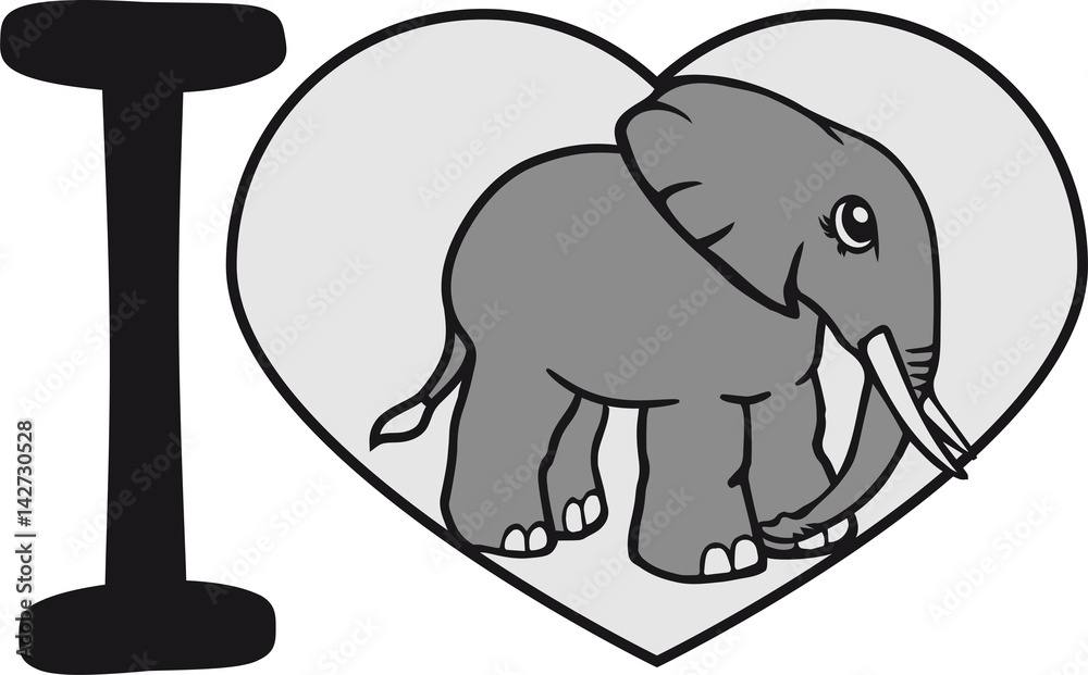 lieblingstier i love liebe elefant klein süß niedlich baby kind nachwuchs lieblingstier i love liebe elefant klein süß niedlich baby kind nachwuchs
