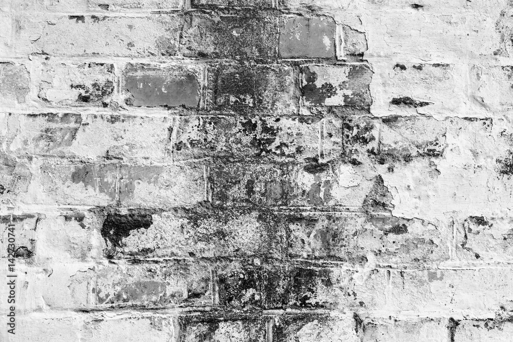 Obraz premium Brick texture with scratches and cracks