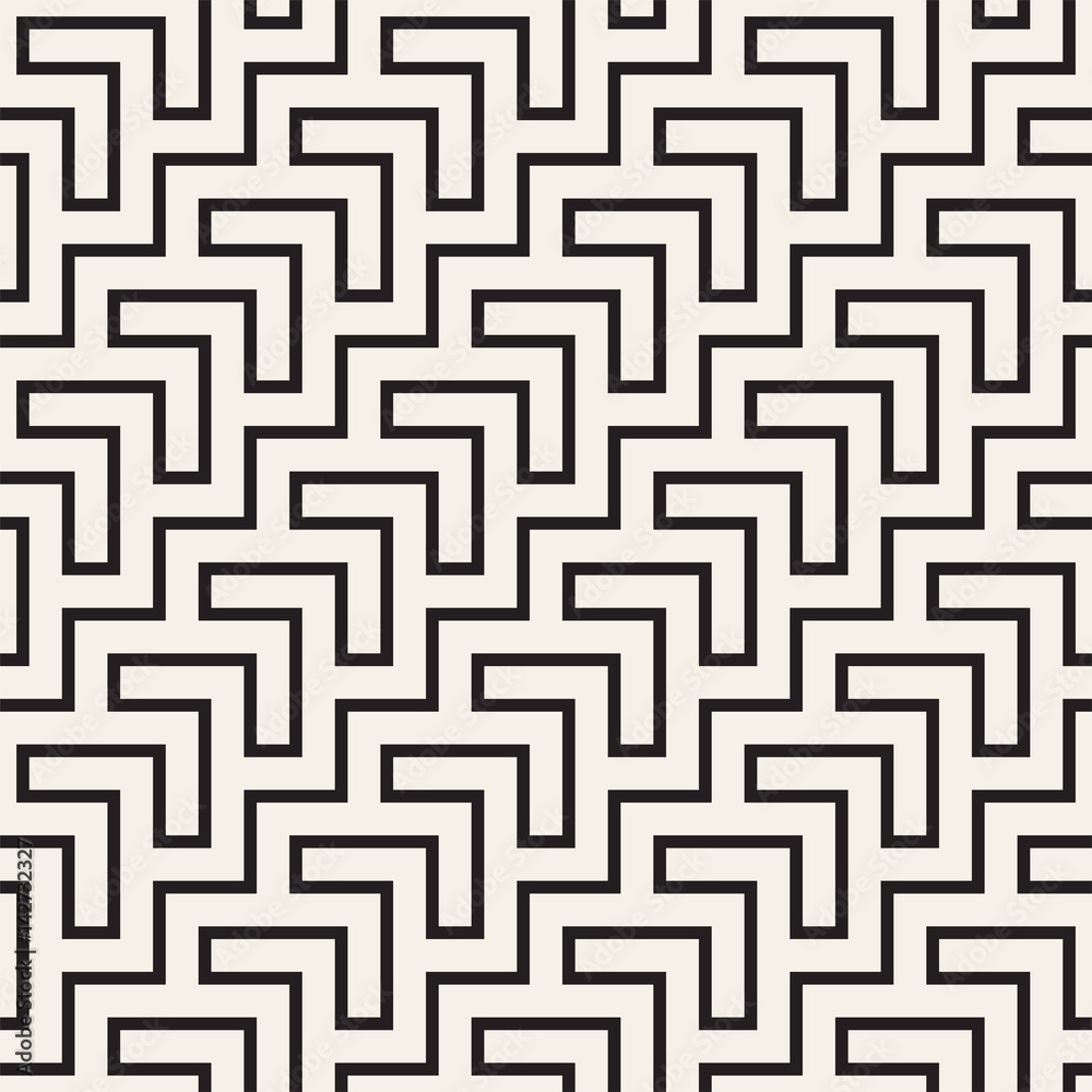 Maze Tangled Lines Contemporary Graphic. Abstract Geometric Background Design. Vector Seamless Pattern. Maze Tangled Lines Contemporary Graphic. Abstract Geometric Background Design. Vector Seamless Pattern.