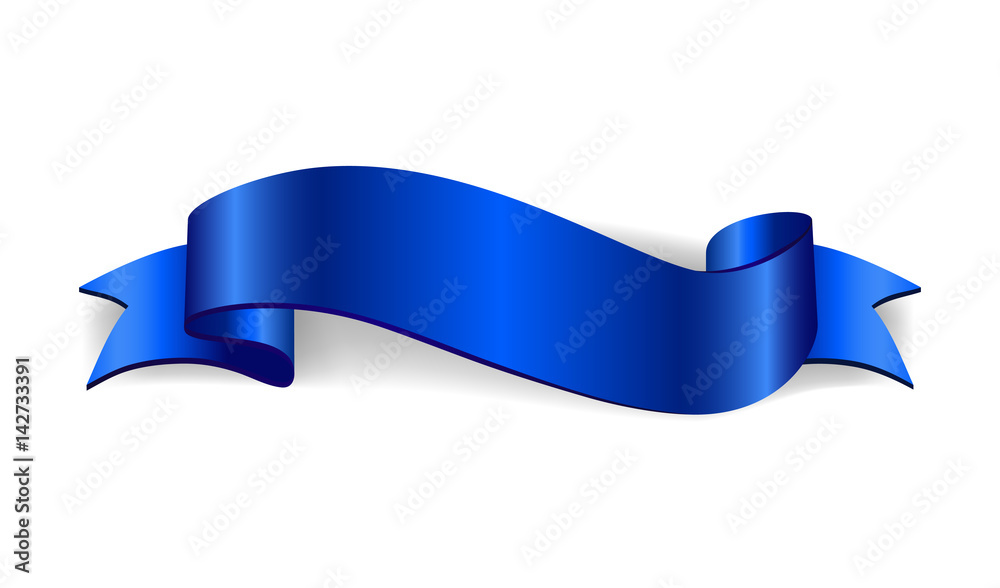 Silk blue ribbons and labels collection. Satin blank banners collection.  Ribbons collection. Banner symbol set. Vector illustration 24148935 Vector  Art at Vecteezy