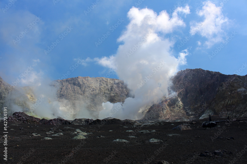 Fototapeta premium White Island-Neuseeland