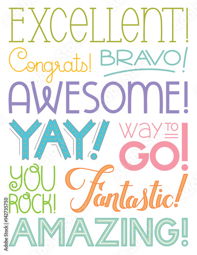 Achievement Word Art